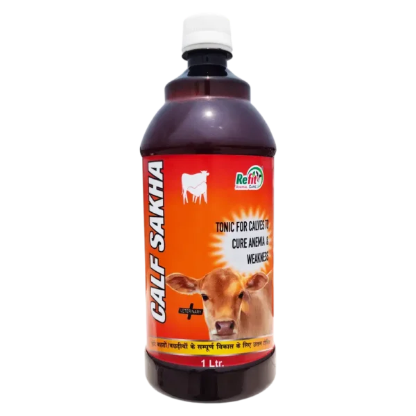 Calf Sakha - Calf Growth Promoter - 1 Ltr - Set of 12