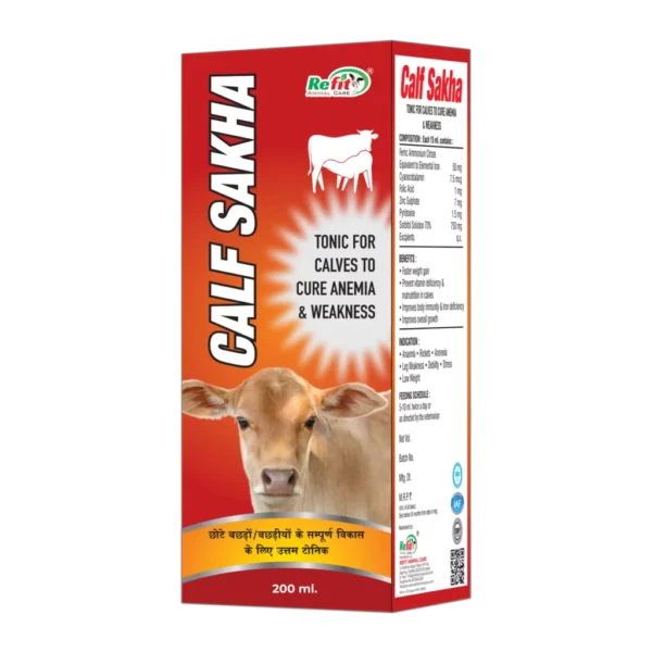 Calf Sakha - Calf Growth Promoter - 200 ml - Set of 60