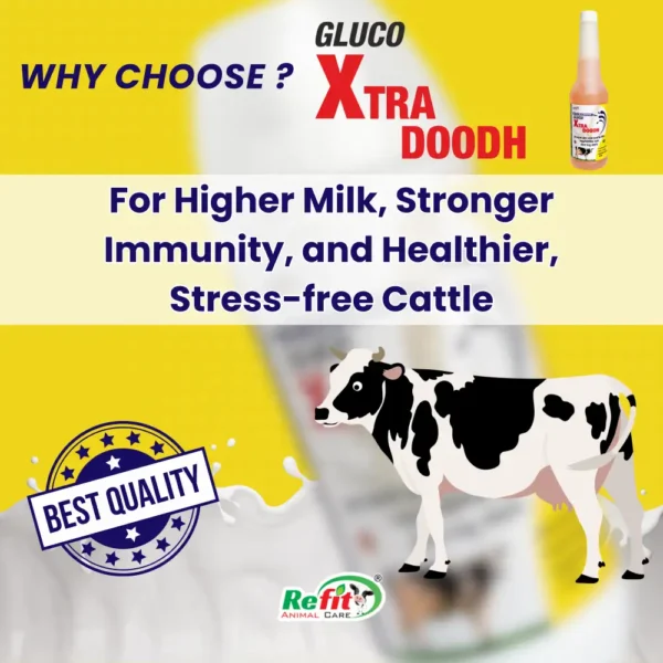 Xtra Doodh - Milk & Energy Booster for Cattle - 600 ml - Set of 20 - Image 3