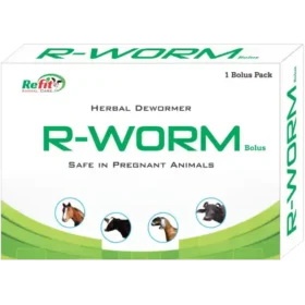 R Worm Herbal Dewormer For Cattle Set of 10 Bolus.webp