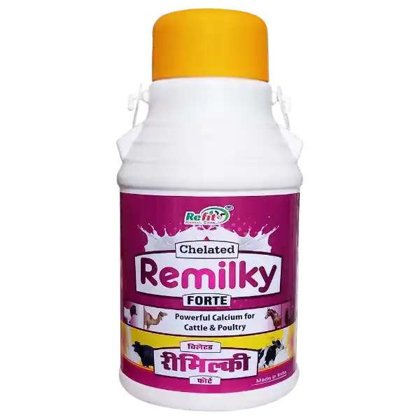 Remilky Forte Chelated Liquid Calcium For Cow Buffalo Cattle 2 ltr.webp